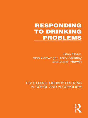 cover image of Responding to Drinking Problems